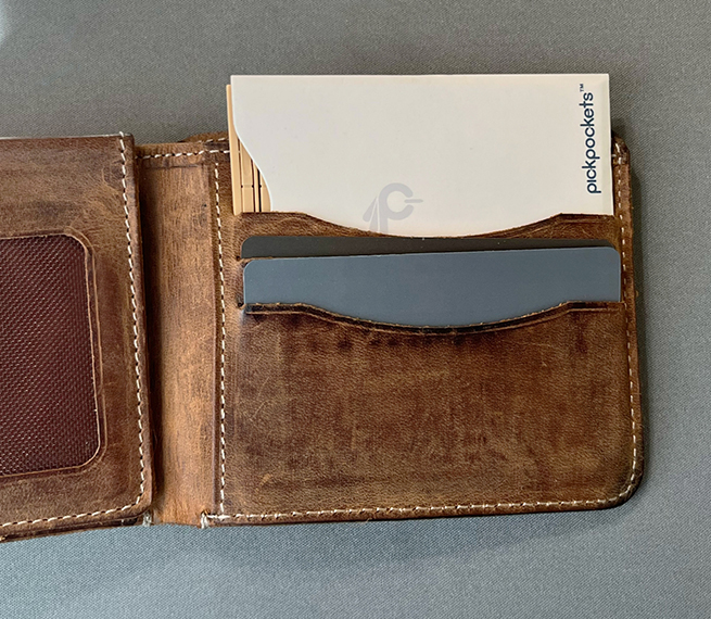 Wallet Prop with Pickpockets sleeve